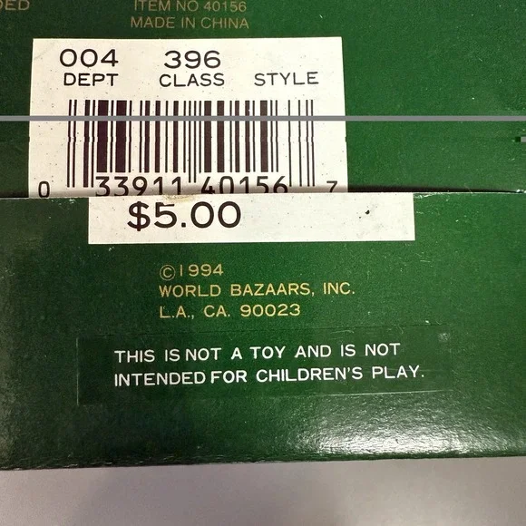 VTG 1994 North Pole Express 5 Box Christmas Train Set Village First Edition - Picture 14 of 15